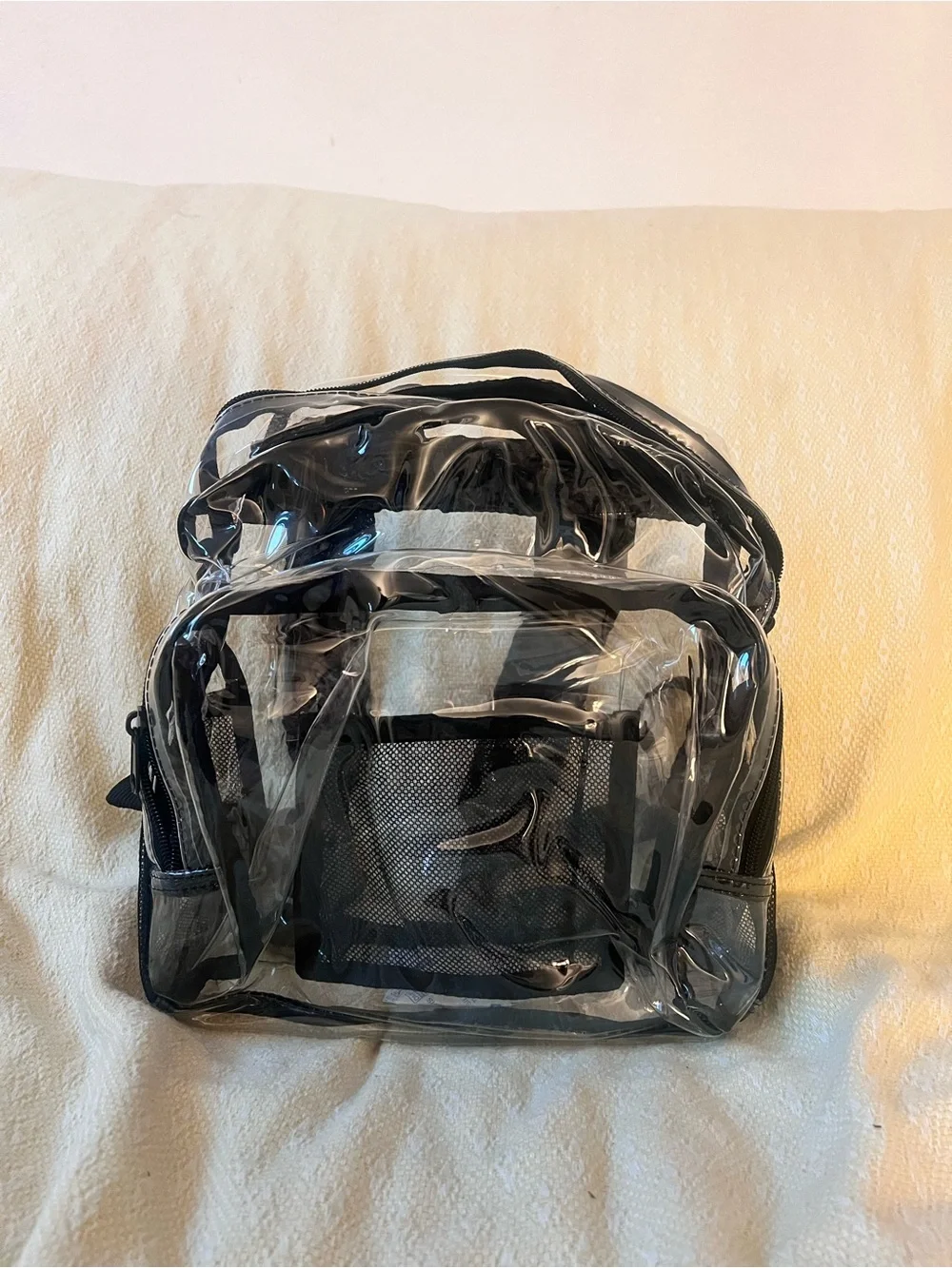 Clear Backpack – Transparent School Work Stadium Bag